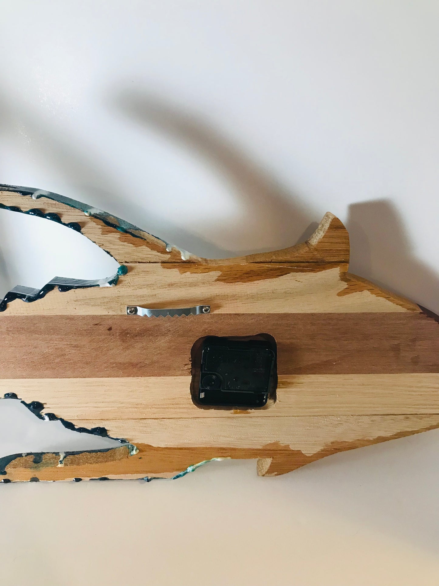 Tuna "Ahi" Resin art Clock